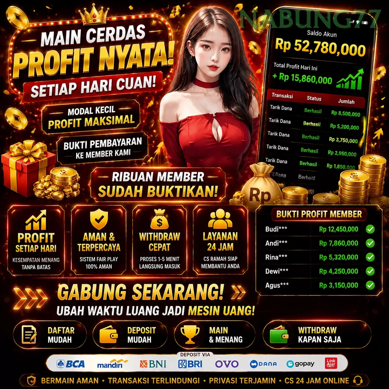 Login nabung77 Sekarang Bonus Melimpah