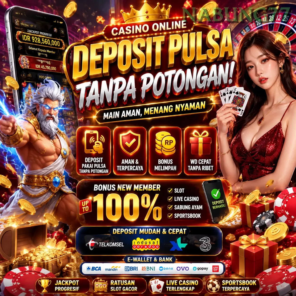 WELCOME BONUS NEW MEMBER 50_ promotion image